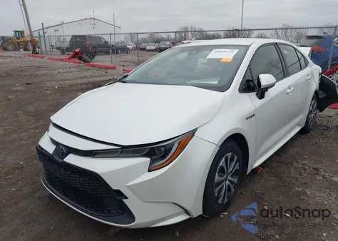 2021 Toyota Corolla Hybrid Le from USA, damaged, VIN JTDEAMDE2MJ017592